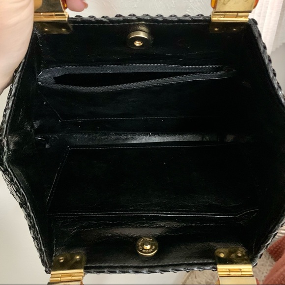 Vintage tortoise designed handle bag - Picture 3 of 4